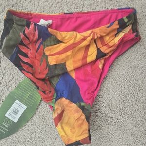 NWT Farmrio bikini bottoms high waisted, size medium, multiple colors